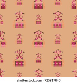 Abstract color seamless pattern for new background.