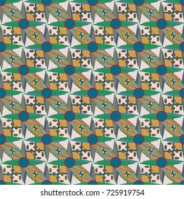 Abstract color seamless pattern for new background.