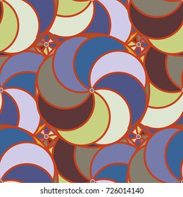 Abstract color seamless pattern for new background.