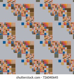 Abstract color seamless pattern for new background.