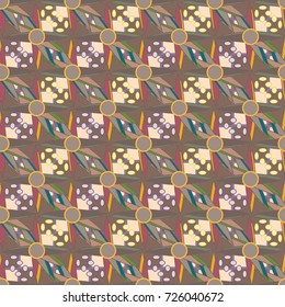 Abstract color seamless pattern for new background.