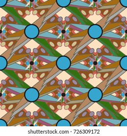 Abstract color seamless pattern for new background.