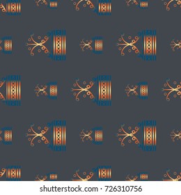Abstract color seamless pattern for new background.