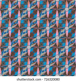 Abstract color seamless pattern for new background.