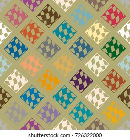 Abstract color seamless pattern for new background.