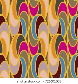 Abstract color seamless pattern for new background.