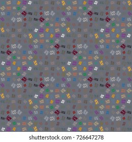 Abstract color seamless pattern for new background.