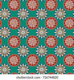 Abstract color seamless pattern for new background.