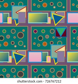 Abstract color seamless pattern for new background.