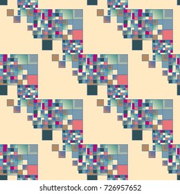 Abstract color seamless pattern for new background.