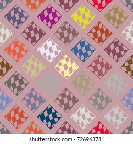 Abstract color seamless pattern for new background.