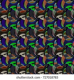 Abstract color seamless pattern for new background.