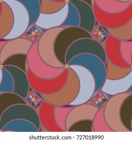Abstract color seamless pattern for new background.