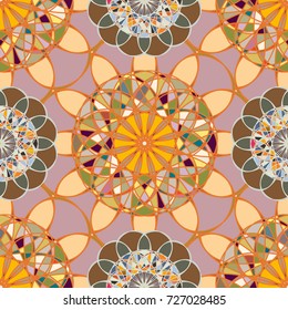 Abstract color seamless pattern for new background.