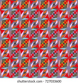 Abstract color seamless pattern for new background.
