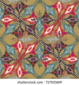 Abstract color seamless pattern for new background.