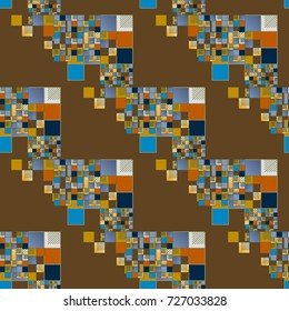 Abstract color seamless pattern for new background.