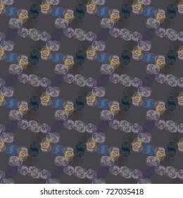 Abstract color seamless pattern for new background.