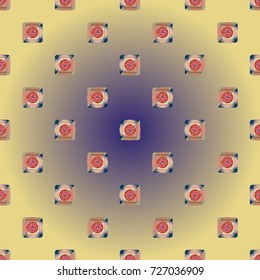 Abstract color seamless pattern for new background.