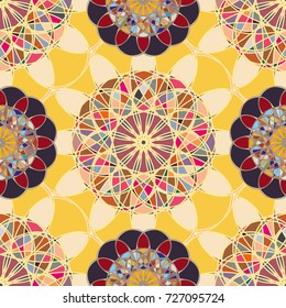 Abstract color seamless pattern for new background.