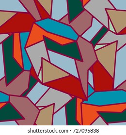 Abstract color seamless pattern for new background.