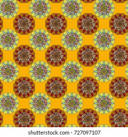 Abstract color seamless pattern for new background.