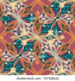 Abstract color seamless pattern for new background.