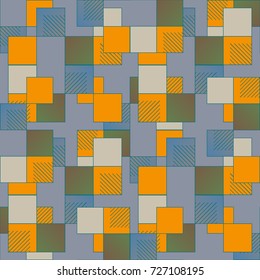 Abstract color seamless pattern for new background.