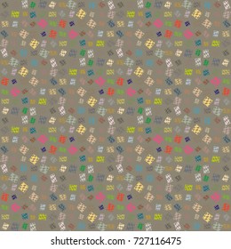 Abstract color seamless pattern for new background.