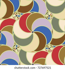 Abstract color seamless pattern for new background.
