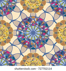 Abstract color seamless pattern for new background.