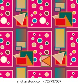 Abstract color seamless pattern for new background.