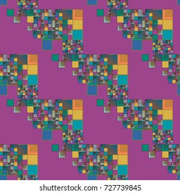 Abstract color seamless pattern for new background.