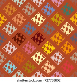 Abstract color seamless pattern for new background.