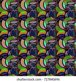 Abstract color seamless pattern for new background.