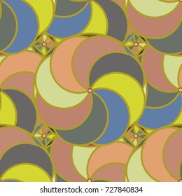 Abstract color seamless pattern for new background.