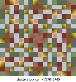Abstract color seamless pattern for new background.