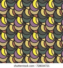 Abstract color seamless pattern for new background.