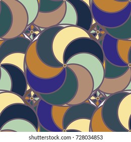 Abstract color seamless pattern for new background.