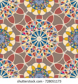 Abstract color seamless pattern for new background.