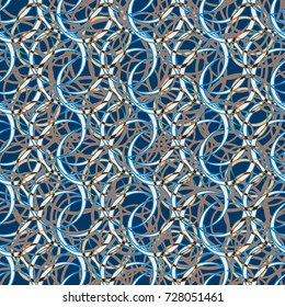 Abstract color seamless pattern for new background.