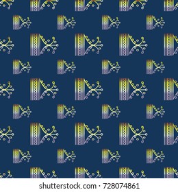 Abstract color seamless pattern for new background.