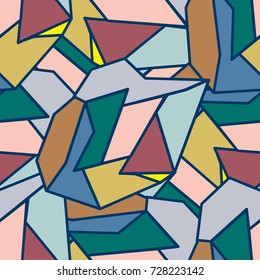 Abstract color seamless pattern for new background.
