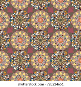 Abstract color seamless pattern for new background.