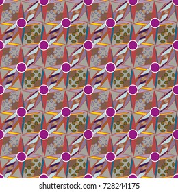 Abstract color seamless pattern for new background.