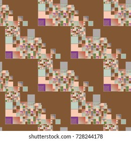 Abstract color seamless pattern for new background.