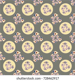 Abstract color seamless pattern for new background.