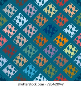 Abstract color seamless pattern for new background.