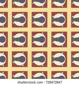 Abstract color seamless pattern for new background.