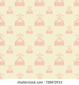 Abstract color seamless pattern for new background.